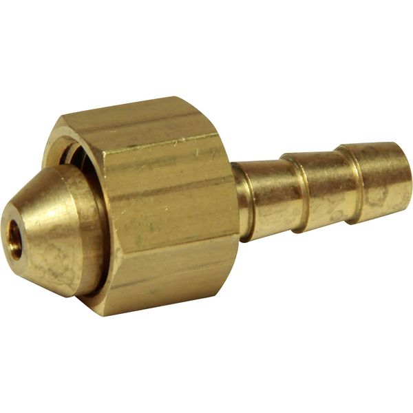 Wade Brass Hose Tail Connector 1/4" BSP Nut to 1/4" Spigot