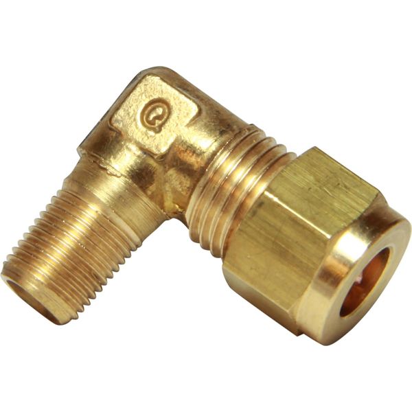 AG Brass Male Elbow Coupling 5/16" x 1/8" BSP Taper