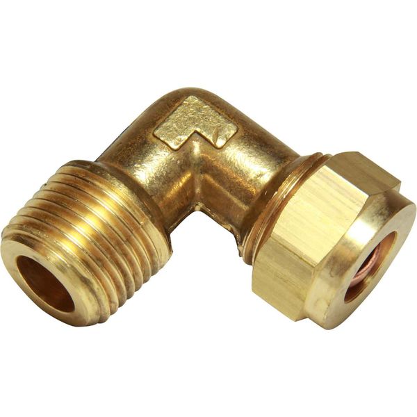 AG Brass Male Elbow Coupling 1/8" x 1/8" BSP Taper