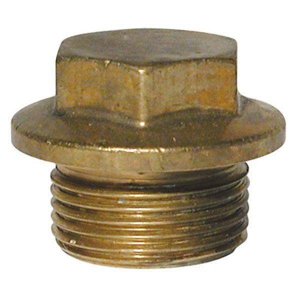 AG Brass Flanged Plug 1" BSP Parallel