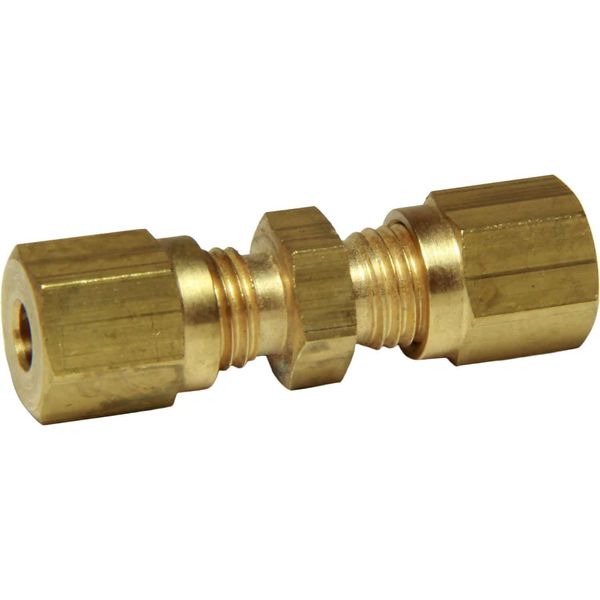 AG Brass Straight Coupling 4mm x 4mm