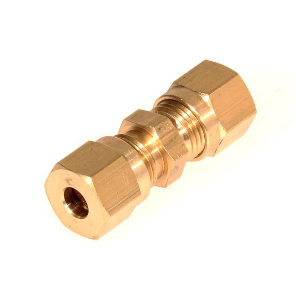 AG Brass Straight Coupling 5mm x 5mm