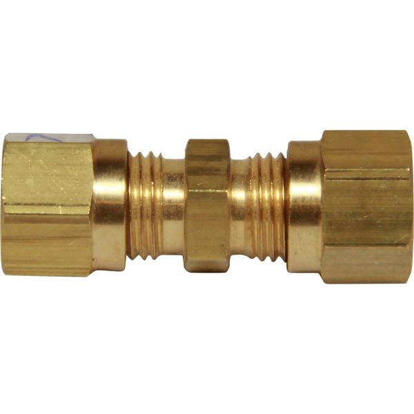 AG Brass Straight Coupling 6mm x 6mm