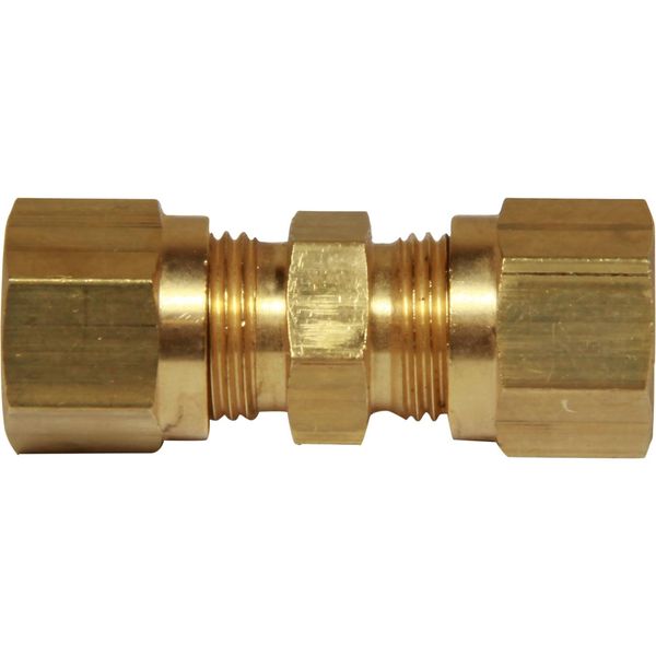 AG Brass Straight Coupling 8mm x 8mm