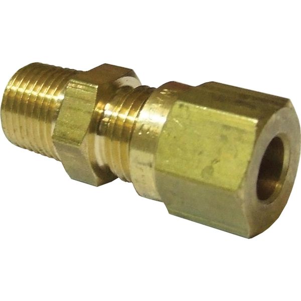 AG Brass Male Stud Coupling 6mm x 1/8" BSP Taper