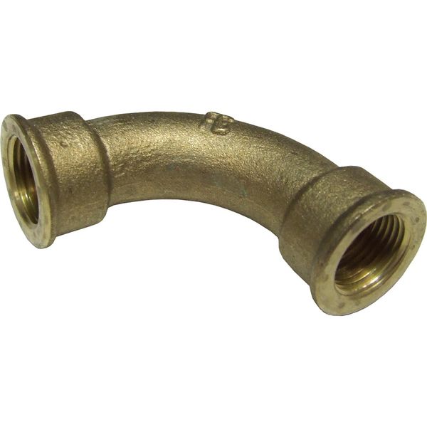 Swept Bend Brass with 3/8" BSP Female Ports