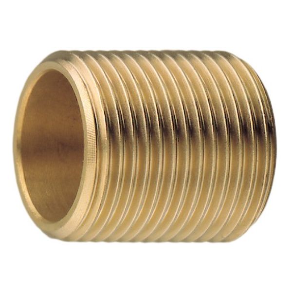 Brass Parallel Nipple 3/8" BSP Male