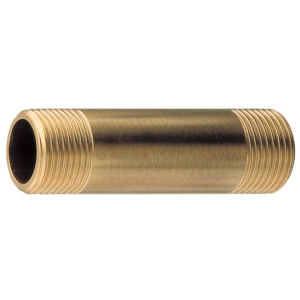 Brass Barrel Nipple 100mm x 3/4" BSP Taper Male