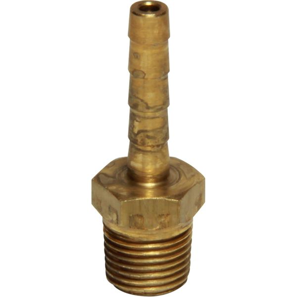 Brass Hose Connector 1/8" BSP Taper Male - 1/8" Hose