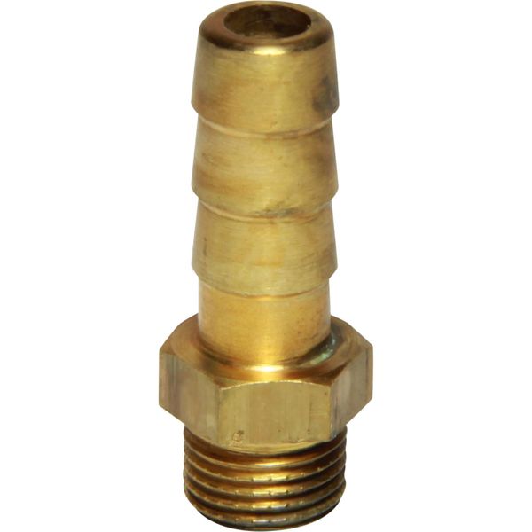 Brass Hose Connector 1/8" BSP Taper Male - 5/16" Hose