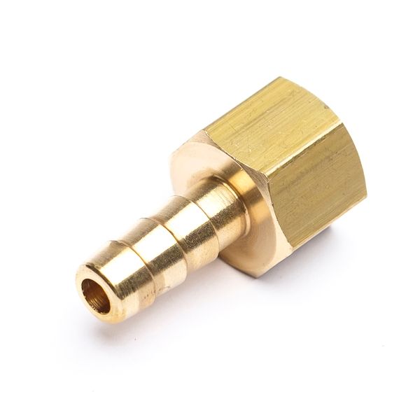 Brass Hose Connector 1/4" BSP Female - 5/16" Hose