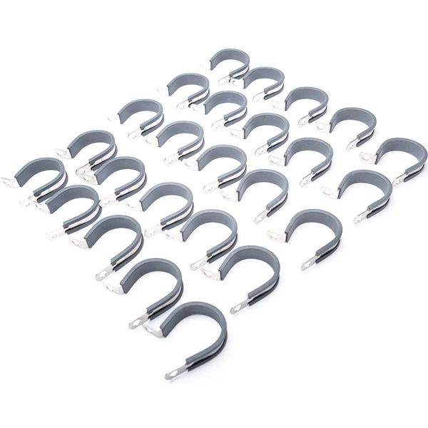 JCS M6 P Clips Stainless Steel 40mm (Pack of 25)