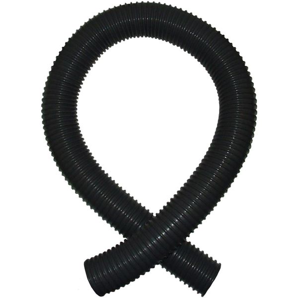 90mm Superflex PVC Ducting Black x 10m