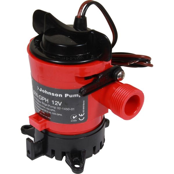 Johnson L450 Cartridge Bilge Pump (12V / 500 GPH / 19mm Hose)