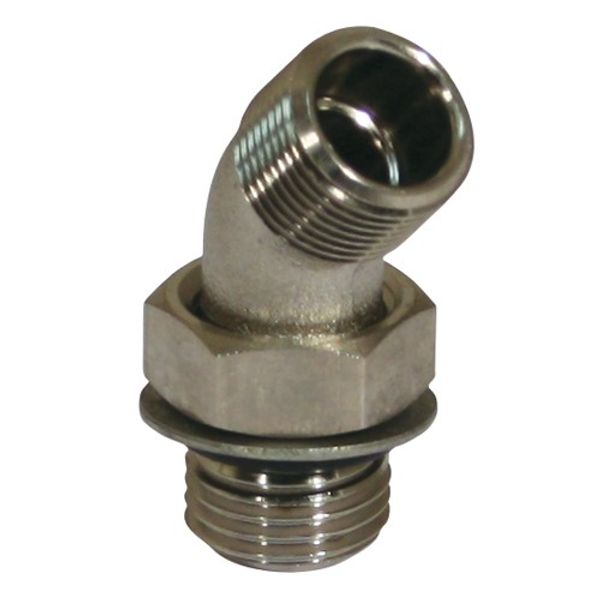 Hydraulic Connector 45 Degree Male Stud Parallel/Adjustable