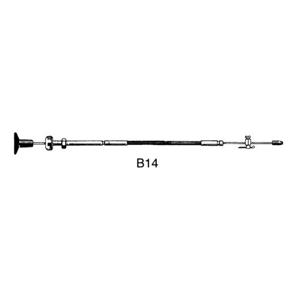 B14 Stop Cable 14ft with Fitting Kit