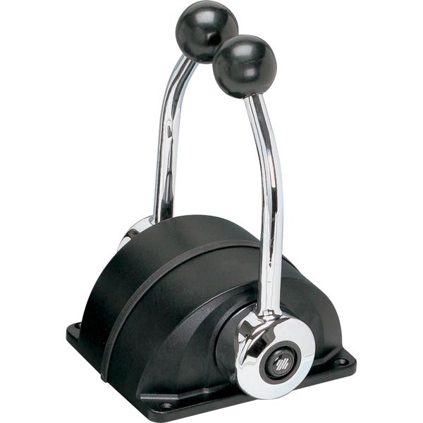 Low Twin Lever Top Mount Control Black