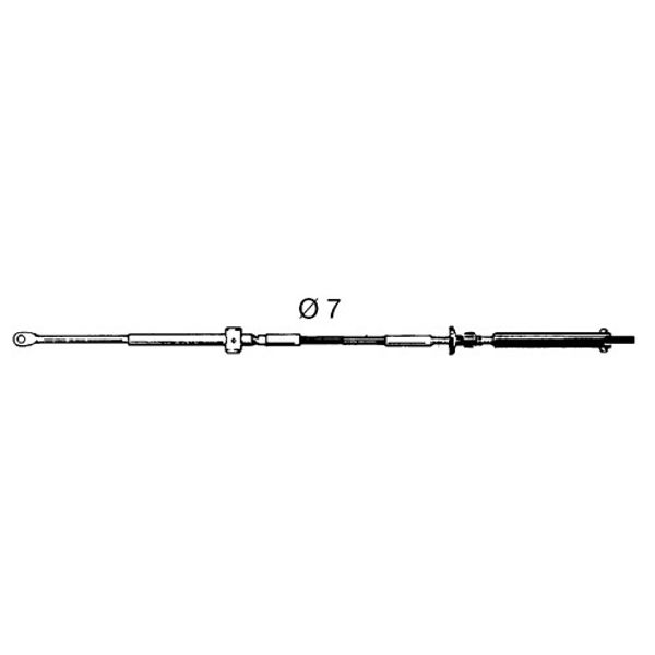 Ultraflex Mach14 OMC Style Control Cable 7ft (2.1m)