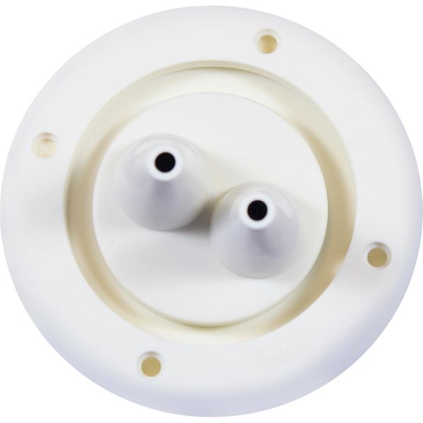 Twin Cable Gaiter / Grommet 105mm OD White