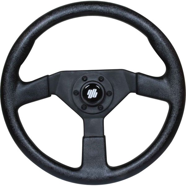 Steering Wheel Soft Grip Black 350mm