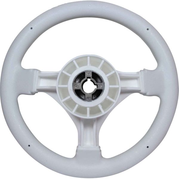 Steering Wheel Small Soft Grip White 280mm