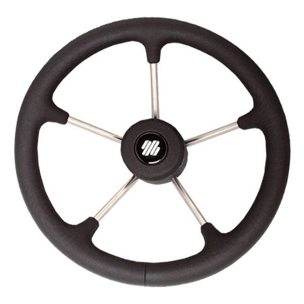 Steering Wheel SS Firm Grip Black 350mm
