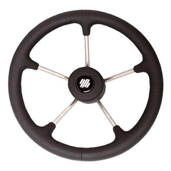 Ultraflex Steering Wheel (350mm / Black Grip & Hub)