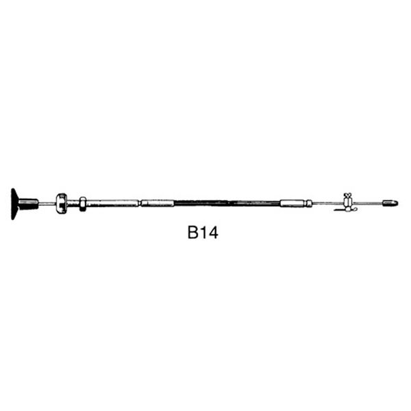 B14 Stop Cable 10ft with Fitting Kit