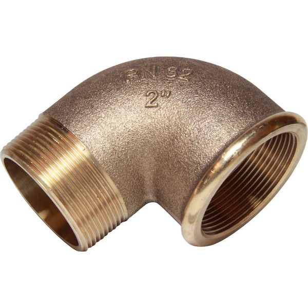 Maestrini Bronze Compact 90° Elbow (2" BSPT Male / BSPP Female)