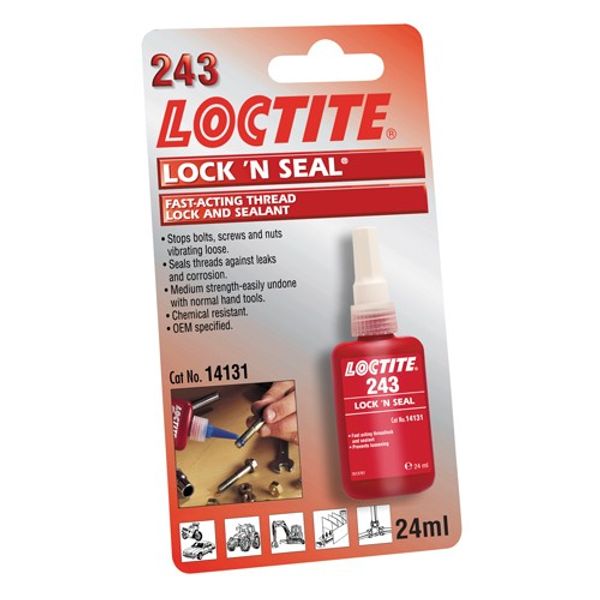 Loctite 243 Lock N Seal Bottle 24ml (x12)