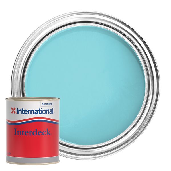 International Interdeck Slip Resistant Coating Squall Blue 750ml
