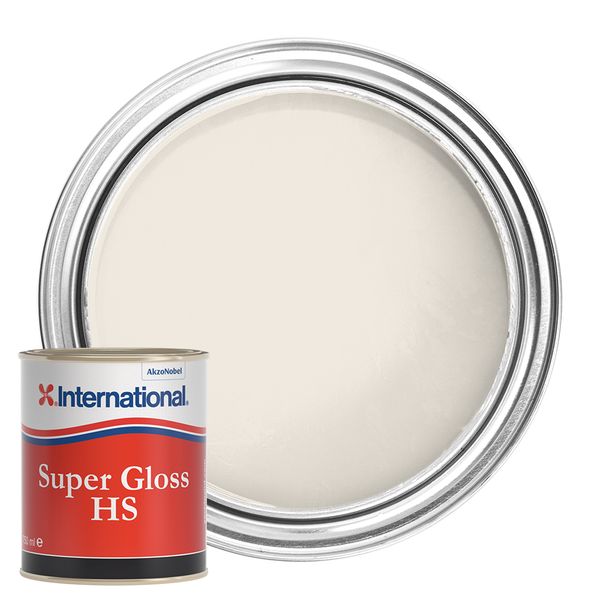 International Super Gloss HS Topcoat Paint Whale Grey 750ml