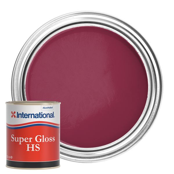 International Super Gloss HS Topcoat Paint Lighthouse Red 750ml