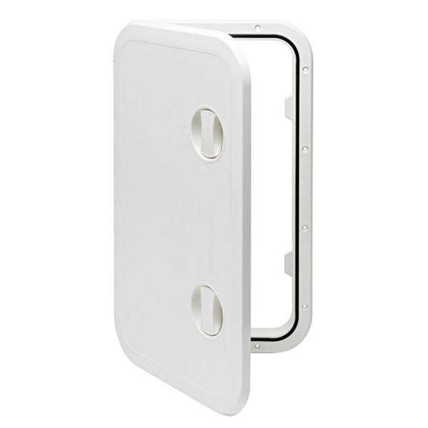 Can Inspection Hatch Removable Hinge 357 x 606mm White