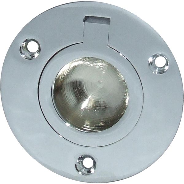 AG Chromed Brass Flush Ring 1-1/2" Diameter