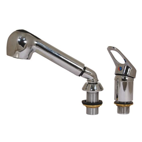 Osculati Shower Mixer with Separate Pull Out Shower Chrome