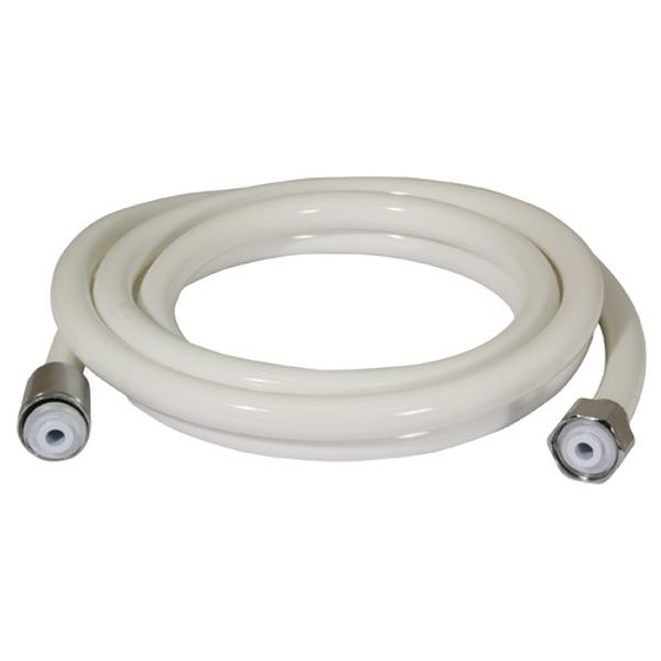 Trem White PVC Shower Hose 1/2" C x 1/2" BSP Female 2.5m