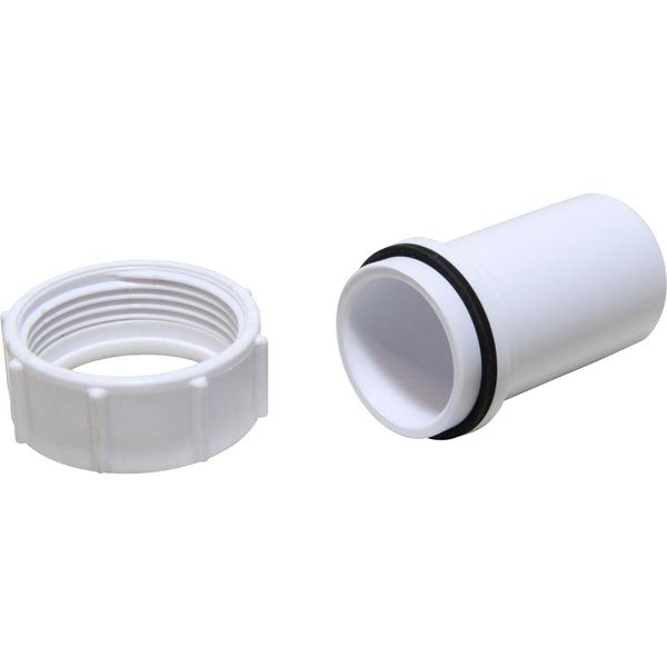 AG Sink Waste Connector Straight Plastic 1-1/4" BSP