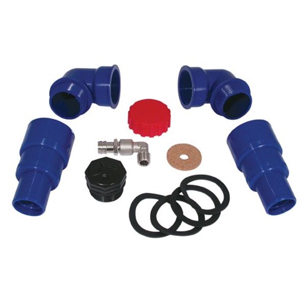 Can New Black Water Tank Hose Con Kit + 1-1/4" Plug