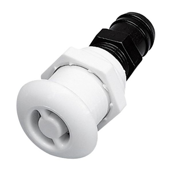 Can Round White Plastic Tank Vent 25mm Hose