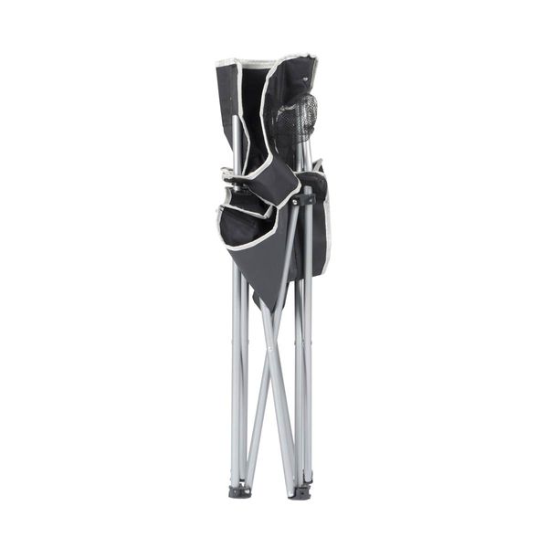 Bo-Camp Folding Chair Compact Steel Black