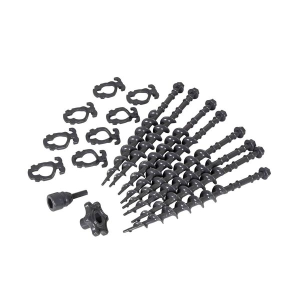 Bo-Camp Screw Pegs Set Plastic (8 Pieces)