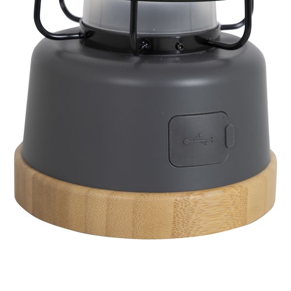 Bo-Camp Urban Collection Table Lantern Harlington Rechargeable