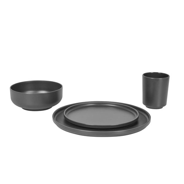 Bo-Camp Industrial Collection Tableware Patom (16 Pieces / Anthracite)
