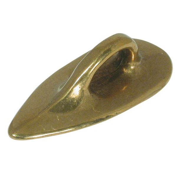 AG Fender Eye Plate Brass Studded (80 x 35mm) 
