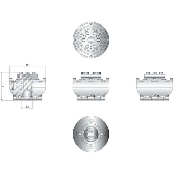 Vetus UNIFLEX 16 Flexible Coupling for 30mm Dia Shaft 
