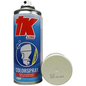 TK Colorspray Suzuki Cool White Engine Paint 400ml (Each)