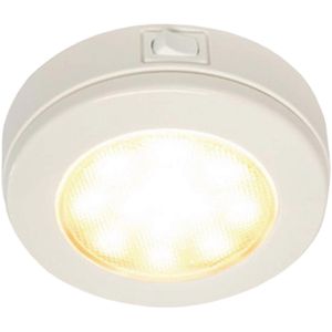 Hella EuroLED 115 Surface Light with White Rim (Warm White)