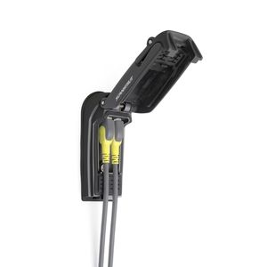 Scanstrut Dual USB Charger + Socket 12/24V Waterproof Black