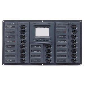 BEP 12V DC Circuit Breaker Panel 20-Way Horizontal Digital Meter